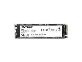 Solido Ssd Nvme M.2 PATRIOT P300 512Gb 2280 PCIe Gen 3.0 Para Notebooks y Pc