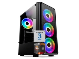 PC Gamer AMD Ryzen 7 5700G RAM 16Gb Ddr4 Ssd Nvme 1Tb Video Rx Radeon 2Gb Hdmi Wifi Bt Windows 11 64bit