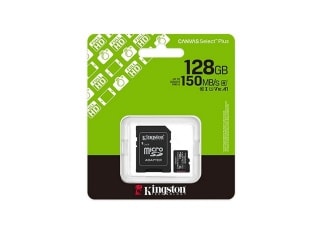 Memoria MicroSD KINGSTON 128Gb Canvas Plus 150mb/s C10