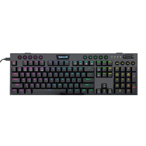 Teclado Mecanico Inalambrico Redragon K618 Horus Fs Rgb Red Switches - Español