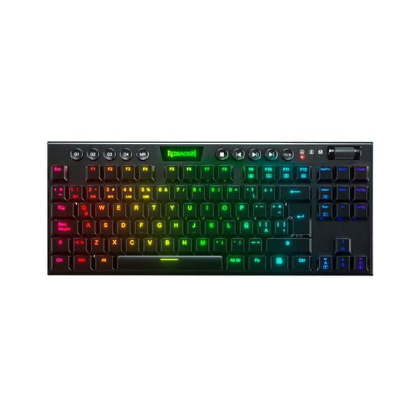 Teclado Mecanico Inalambrico Redragon K621 Horus Tkl Rgb Red Switches - Español