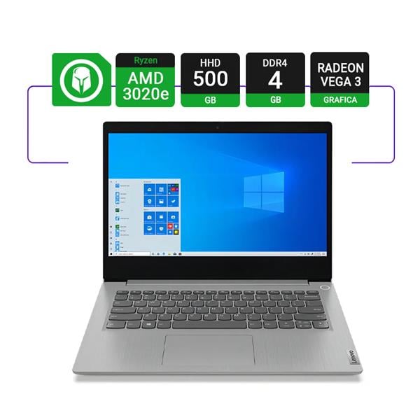 Outlet- Notebook Lenovo Ideapad 3 15ada05 15.6" Amd 3020e 4gb Ram 500gb Hdd W10