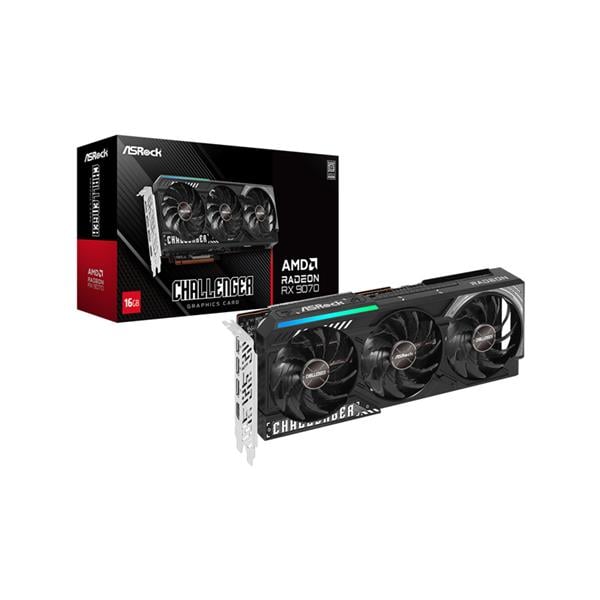 Placa de Video Amd Radeon Asrock Rx 9070 Xt Challenger 16gb Gddr6