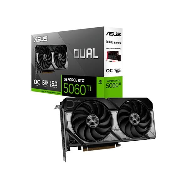 Placa de Video Asus Nvidia Geforce Rtx 5060 Ti Dual 16gb Oc Gddr7