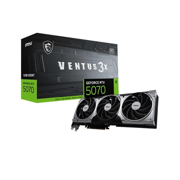 Placa de Video Msi Nvidia Geforce Rtx 5070 Ventus 3x 12gb Oc Gddr7