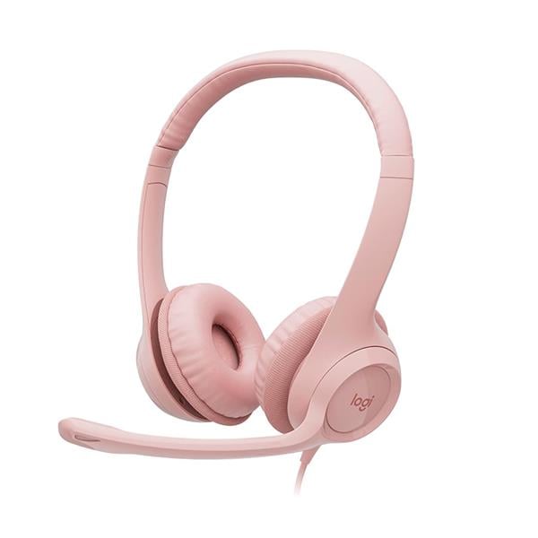 Auricular Logitech H390 Usb Rosa