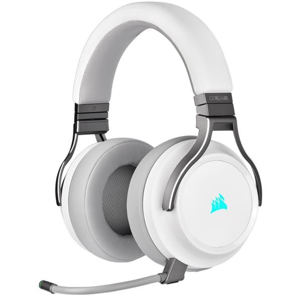 Auricular Corsair Virtuoso Inalámbrico Rgb Gaming White