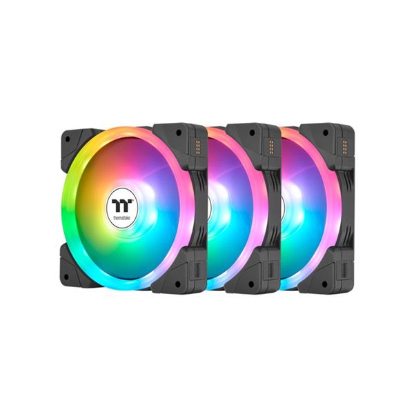 Fan Cooler 120mm Thermaltake Swafan Ex12 Argb Black (Pack X3)