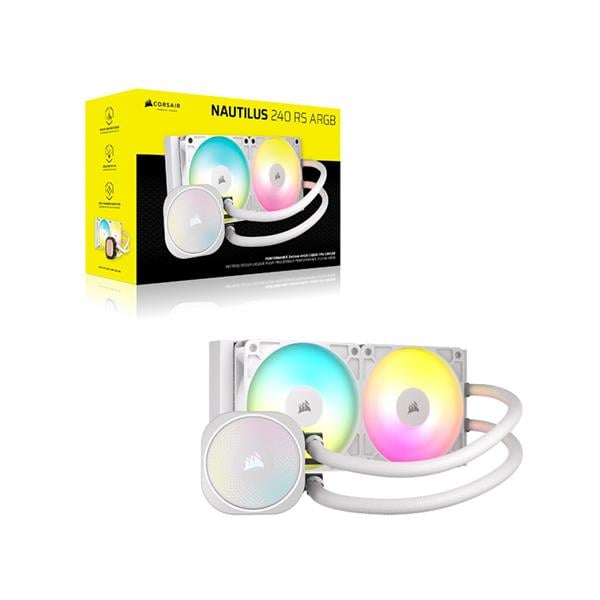 Cpu Water Cooler Corsair Nautilus Rs 240mm Argb White