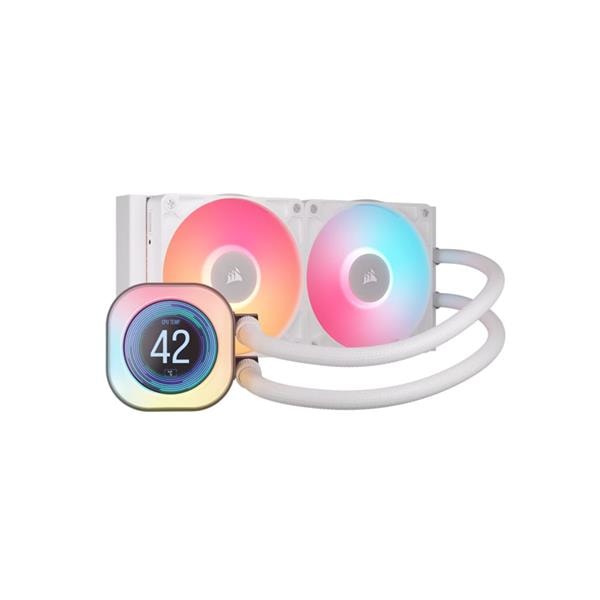Cpu Water Cooler Corsair Icue Link Titan Rx Lcd Rgb Aio 240mm White