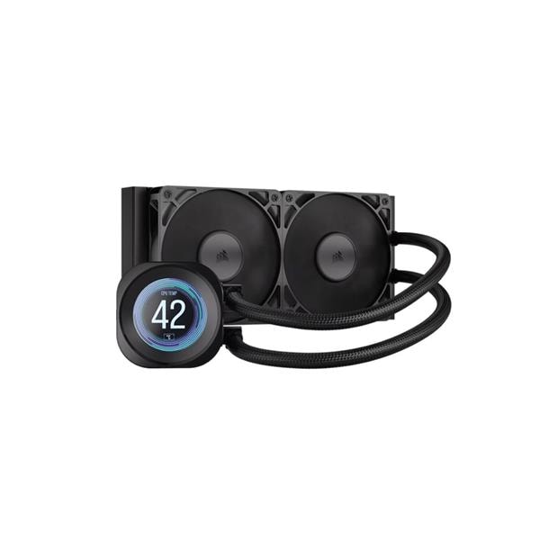Cpu Water Cooler Corsair Nautilus Rs Lcd 240mm Black