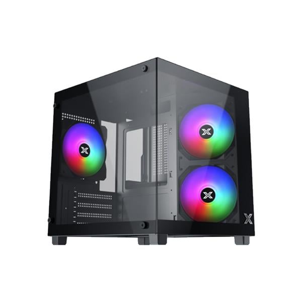 Gabinete Xigmatek Aqua M Nano Ii Fan Cooler X7 - Frgb - Black