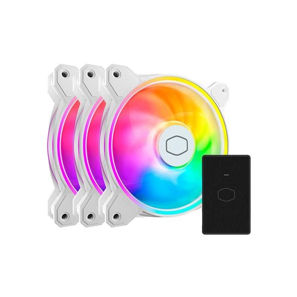 Fan Cooler 120mm Cooler Master Masterfan Mf120 Halo 2 - 3 en 1 Argb White