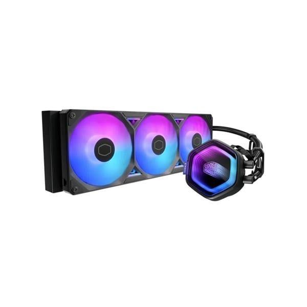 Cpu Water Cooler 360mm Cooler Master Masterliquid 360 Atmos Ii Argb Black