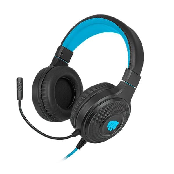 Auricular Fury Warhawk Rgb Black - Blue