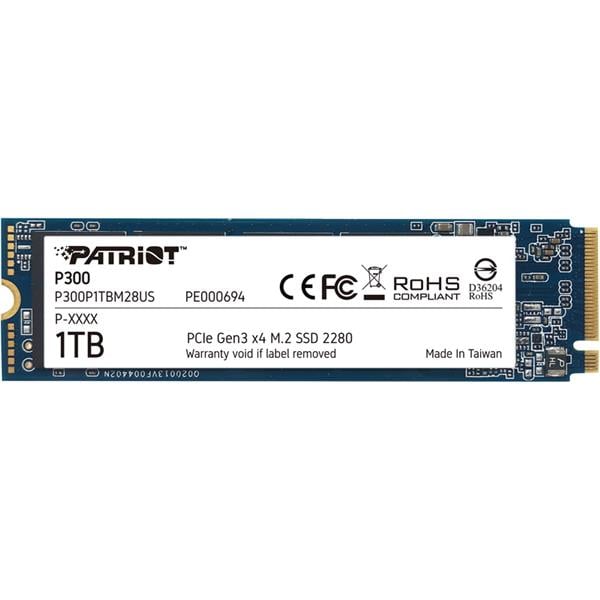Disco Solido Ssd 1tb Patriot P300 m.2 Nvme Pcie X4 3.0