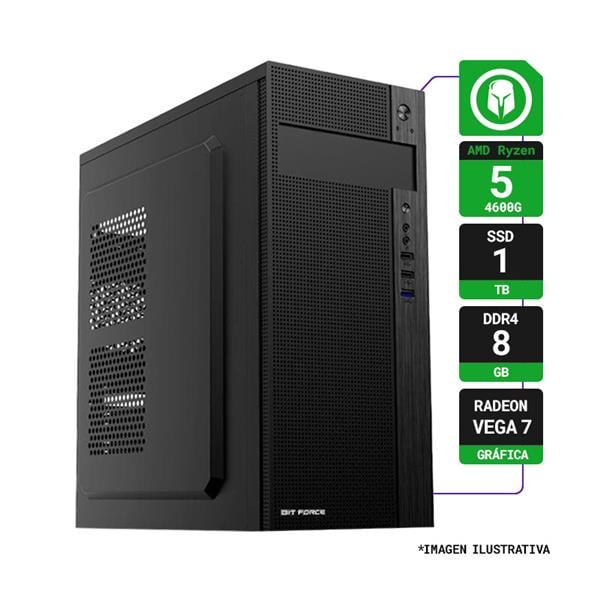Pc Hogar Ryzen 3 5300g 8gb Ssd 1tb