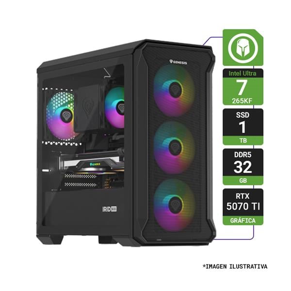 Pc Gamer Ultra 7 265kf 32gb Ram Ssd 1tb Rtx 5070 Ti 16gb