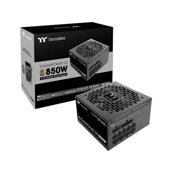Fuente 850w Thermaltake Toughpower Gt 80 Plus Gold Modular Pcie 5.1