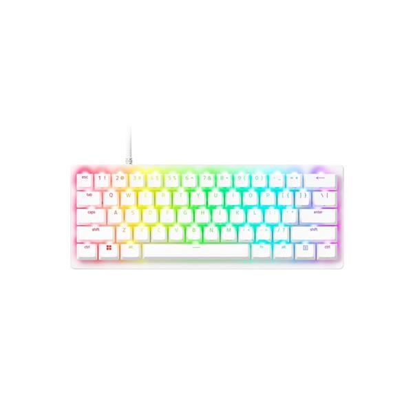 Teclado Mecanico 60% Razer Huntsman V3 Pro Mini White Analóg.