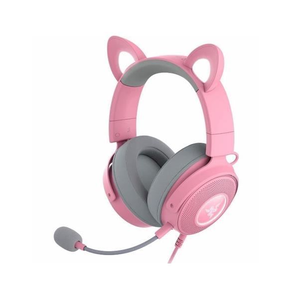 Auricular Razer Kraken Kitty V2 Pink Quartz Edition Rgb