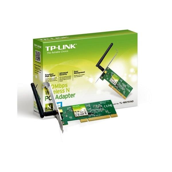 Placa de Red Wifi Tp-Link Pci (No Es Pci-E) Tl-Wn751nd 150mbps