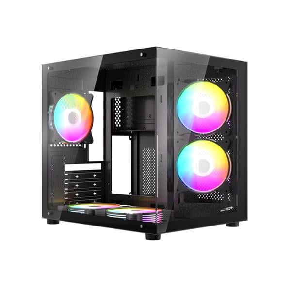 Gabinete Sentey Zeus - Fan X5 Argb - Black