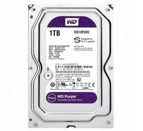 Disco Duro HDD 1TB Western Digital WD Sata III 64Mb/S Purple