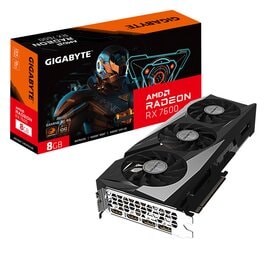 Placa De Video Gigabyte Radeon RX 7600 Gaming OC 8Gb