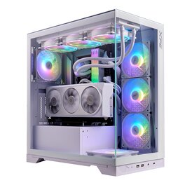 Gabinete Adata XPG Invader X TG White C/Coolers X5 ARGB