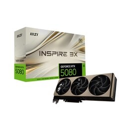 Placa De Video MSI Nvidia Geforce RTX 5080 Inspire 3X OC 16Gb...