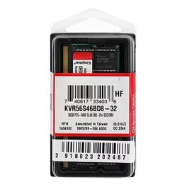 Memoria Ram Notebook Sodimm DDR5 32Gb 5600Mhz Kingston CL46