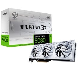 Placa de Video MSI Nvidia Geforce RTX 5080 Ventus 3X OC White...