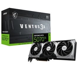 Placa de Video MSI Nvidia Geforce RTX 5070 Ti Ventus 3x OC 16Gb...