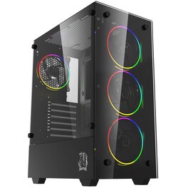 Gabinete Raptor Sentinel RG RGB C/Coolers x4