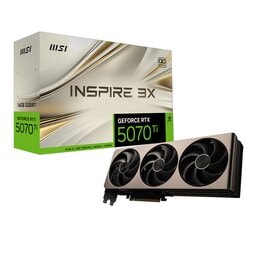 Placa de Video MSI Geforce RTX 5070 Ti Inspire 3X OC 16Gb GDDR7