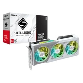 Placa de video Asrock AMD Radeon RX 9060 XT Steel legend 16GB...