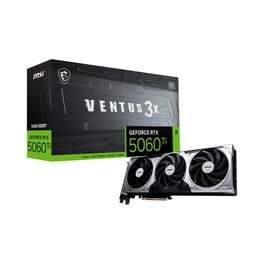 Placa de Video MSI NVIDIA GEFORCE RTX 5060 TI VENTUS 3X OC 16GB...