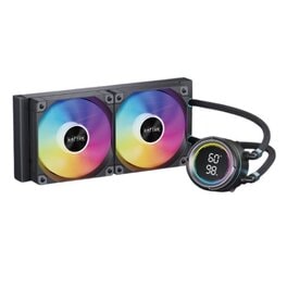 Water Cooler CPU Raptor Aqua Pro 240 Display 2x Negro