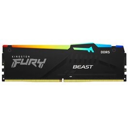 Memoria Ram Ddr5 32Gb 6000Mhz Kingston Fury Beast Negra Rgb...