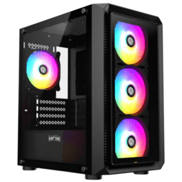 Gabinete Raptor Infinity Glass Black