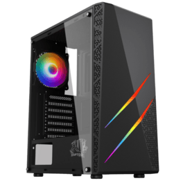 Gabinete Raptor Blaze Force V2 TG RGB C/Coolers x3