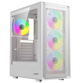 Gabinete Sentey M40 Strega Tg Mesh C/Coolers X4 Argb White