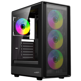 Gabinete Sentey Strega Tg Mesh C/Coolers X4 Argb Black