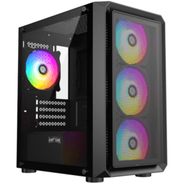 Gabinete Raptor Infinity Mesh Black