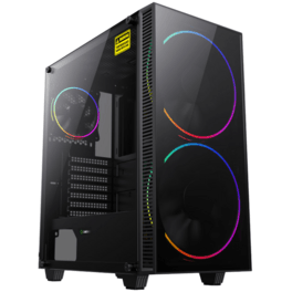 Gabinete Gamemax Black Hole A363-TB C/Coolers ARGB