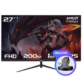 Monitor 27 Raptor Hawk Eye Frameless Fhd Hdmi Dp 1Ms Ips 200Hz