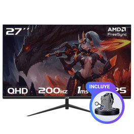 Monitor 27 Raptor Hawk Eye Frameless Qhd 2K Ips Hdmi Dp 1Ms...