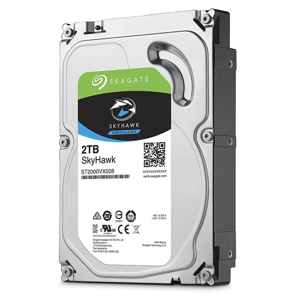 HD HDD 2TB SEAGATE SKYHAWK SATA III 3.5" VIDEOVIGILANCIA