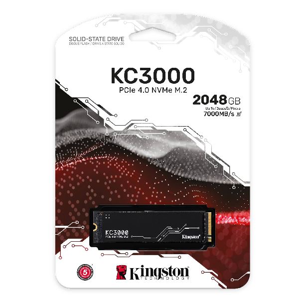 HD SSD 2TB KINGSTON KC3000S M.2 NVME PCIE GEN4 7000MB/S